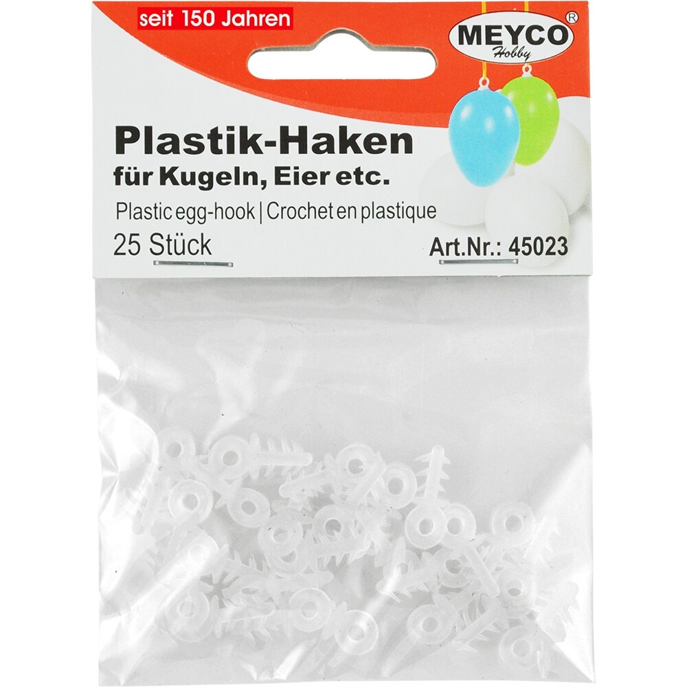 Agatatoare plastic pentru articole polistiren, Meyco, 16mm, 25buc/punga