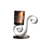 Sfesnic din metal cu candela din sticla, 404ZX
