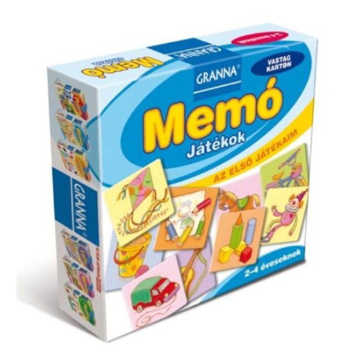 Az első játékaim Memó - Játékok, magyar nyelvű társasjáték