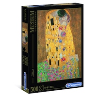 Puzzle Clementoni - Museum, Klimt, Sarutul, 500 piese