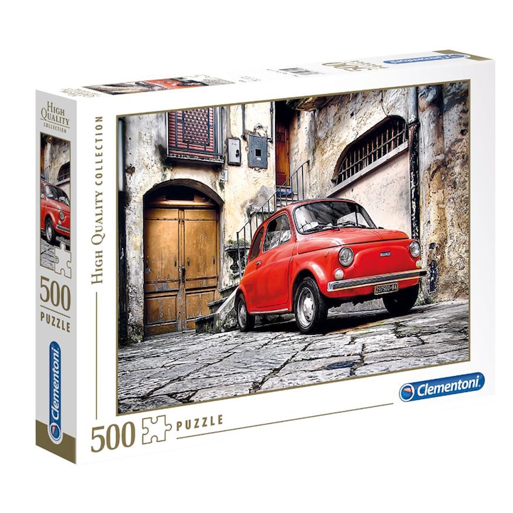 Clementoni puzzle, 500 db-os - Fiat 500