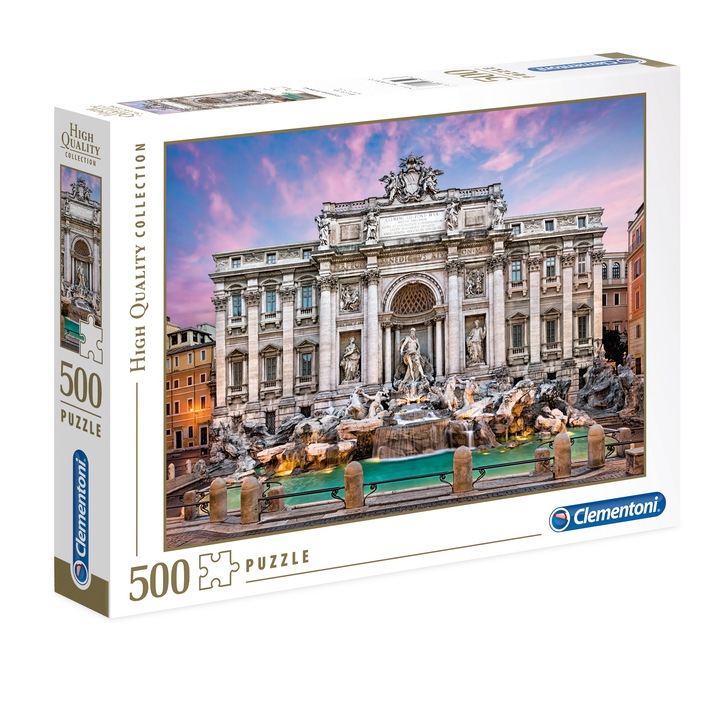 Пъзел Clementoni - Trevi Fountain, 500 части