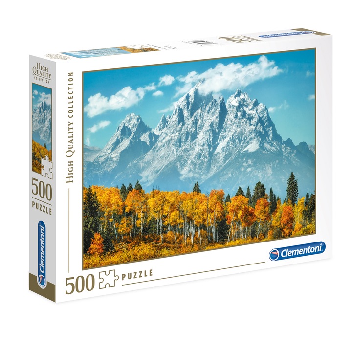 Пъзел Clementoni - Grand Teton in fall, 500 части