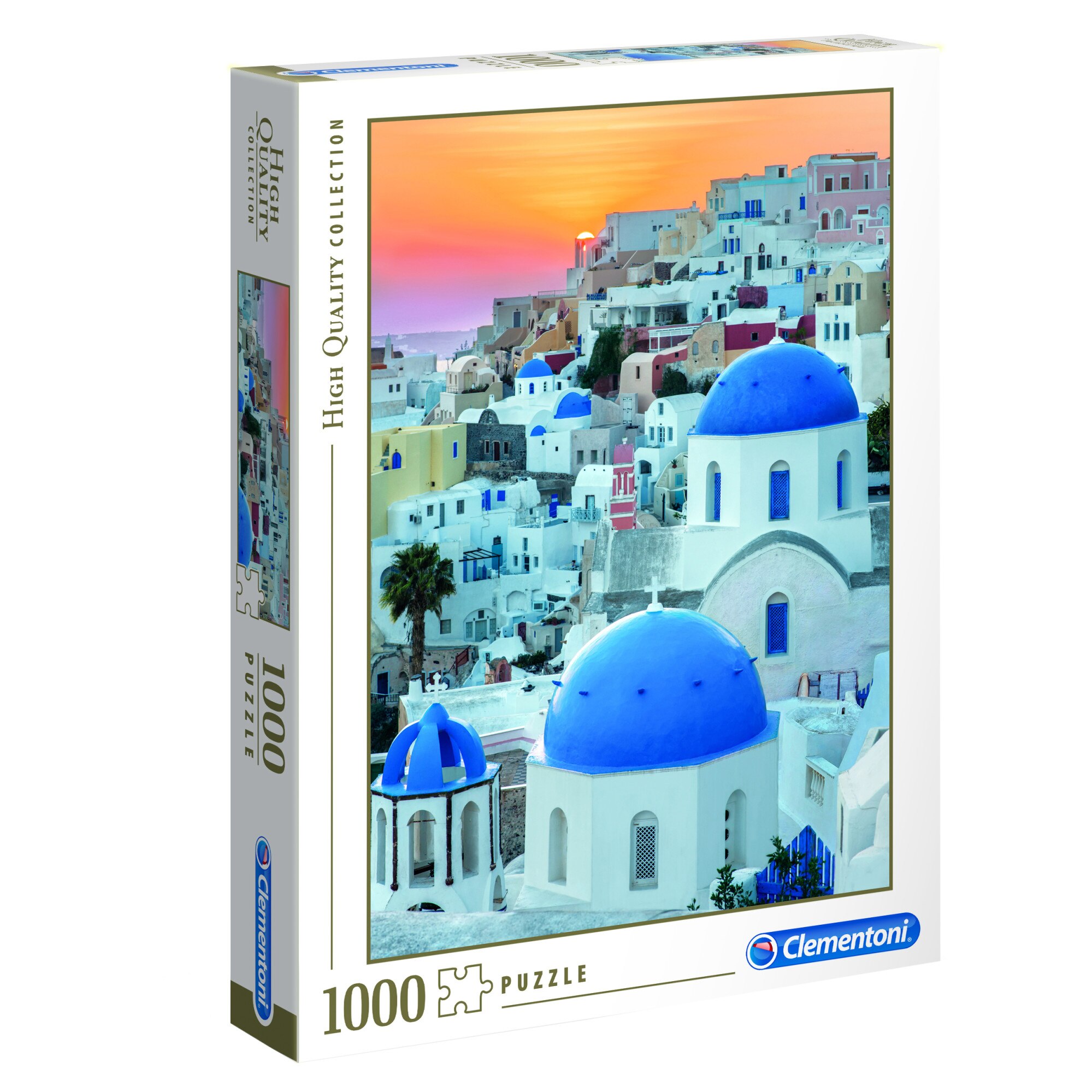 Puzzle Clementoni - Santorini, 1000 piese