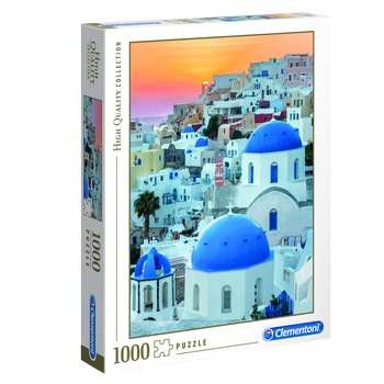 Puzzle Clementoni - Santorini, 1000 piese Puzzle Clementoni - Santorini, 1000 piese