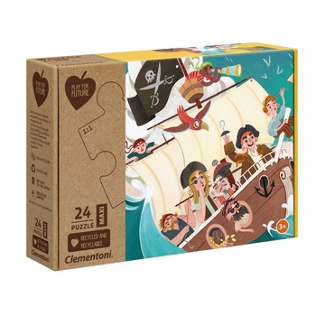 Puzzle maxi Clementoni - Pirates, 24 piese Puzzle maxi Clementoni - Pirates, 24 piese
