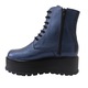 Bocanci dama cu talpa inalta antiderapanta, Piele Naturala, Mateo Shoes, Albastru