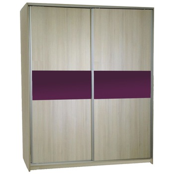 Dulap cu usi culisante, Ferrara/Violet, 240 x 160 x 60 cm Dulap cu usi culisante, Ferrara/Violet, 240 x 160 x 60 cm