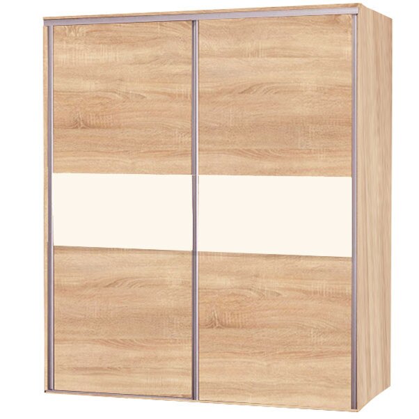 Dulap Sonoma/Alb, 200 x 200 x 60 cm