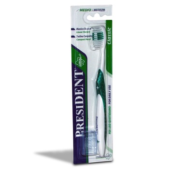 Periuta de dinti PresiDent Classic pentru o igiena orala zilnica Periuta de dinti PresiDent Classic pentru o igiena orala zilnica