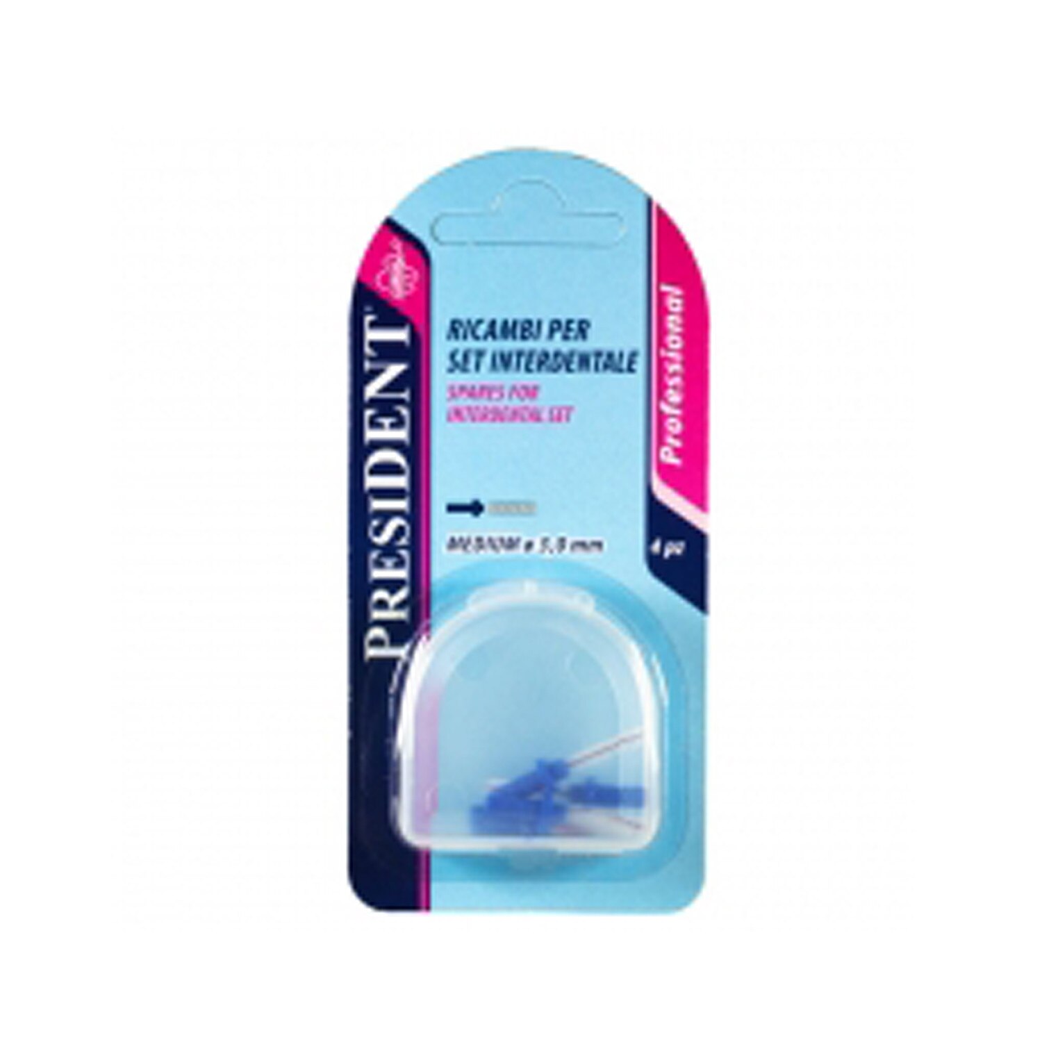 Set 4 periute Interdentare PresiDent Medium 3,2 mm