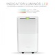 Dezumidificator Turbionaire EPI 12 WIFI, 12 l/24h, WIFI, 120 m³/h, Finisaj ABS Mat, Control digital tactil, Rezervor 2l, Timer, Indicator luminos umiditate, Display LED, Higrostat incorporat