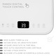Dezumidificator Turbionaire EPI 12 WIFI, 12 l/24h, WIFI, 120 m³/h, Finisaj ABS Mat, Control digital tactil, Rezervor 2l, Timer, Indicator luminos umiditate, Display LED, Higrostat incorporat