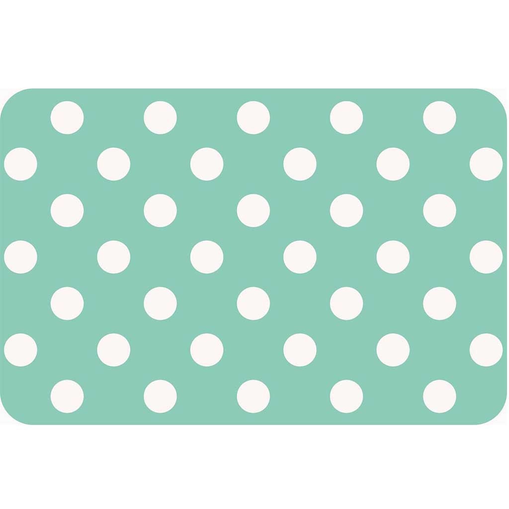 Suport farfurie masa Venito, d-c-fix, verde mint cu buline, 29x44 cm