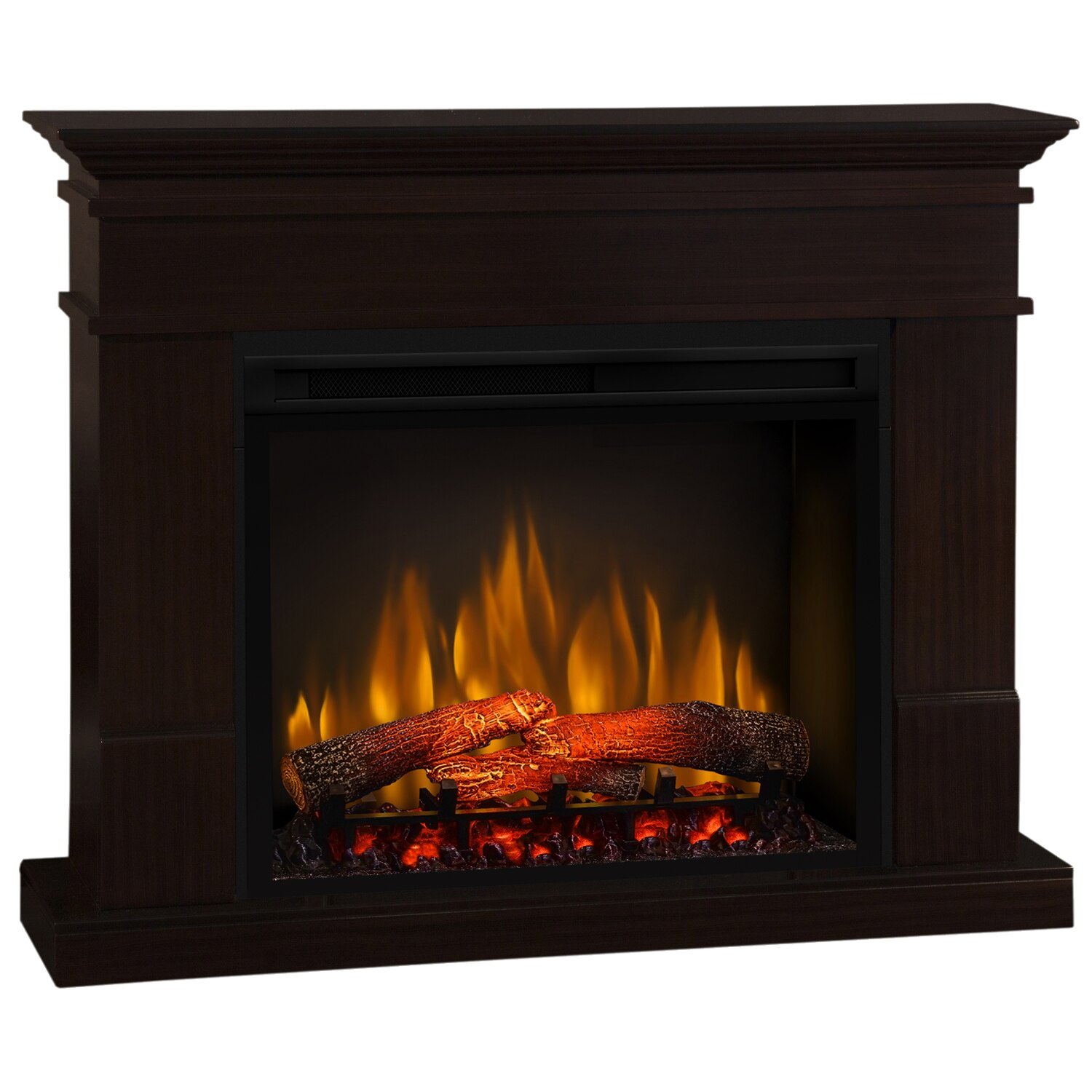 Semineu electric Lisabona Wenge - cu focar 3D Dimplex XHD28 si sunet