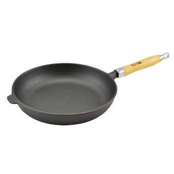 Tigaie, Perfect Home, Fonta, 30 cm, Negru