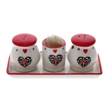 Set Solnite Inima Rosie 3 Piese Set Solnite Inima Rosie 3 Piese
