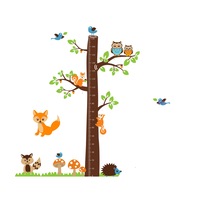 sticker decorativ cu gradatie giftify metru foxy 90x60 cm pentru perete camera copiilor imagen 50_0_
0