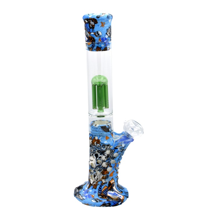 Bong sticla-silicon, Toro, 38cm