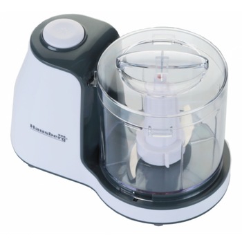 Tocator Electric cu Putere 100 W, Vas de 500 ml, Sistem de interblocare, Lama din Otel inoxidabil, Motor cupru, Motor 220-240V - 50 / 60Hz, Culoare Alb Tocator Electric cu Putere 100 W, Vas de 500 ml, Sistem de interblocare, Lama din Otel inoxidabil, Motor cupru, Motor 220-240V - 50 / 60Hz, Culoare Alb
