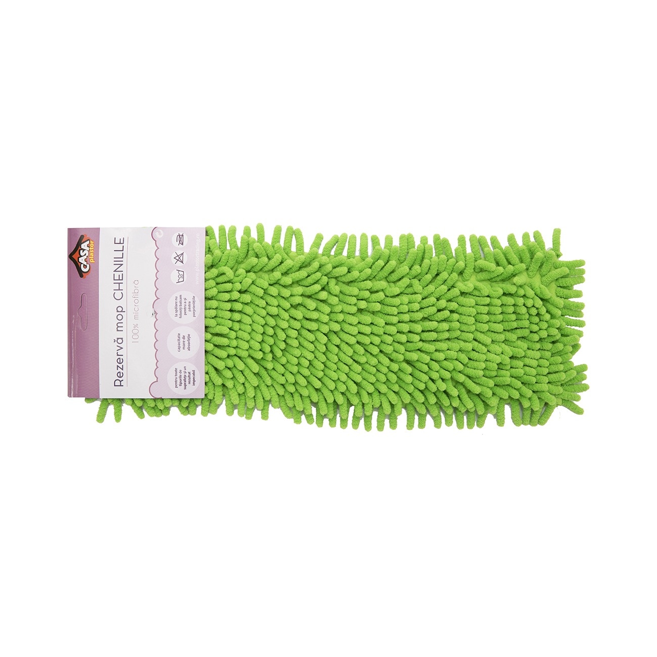 Rezerva mop Chenille, verde