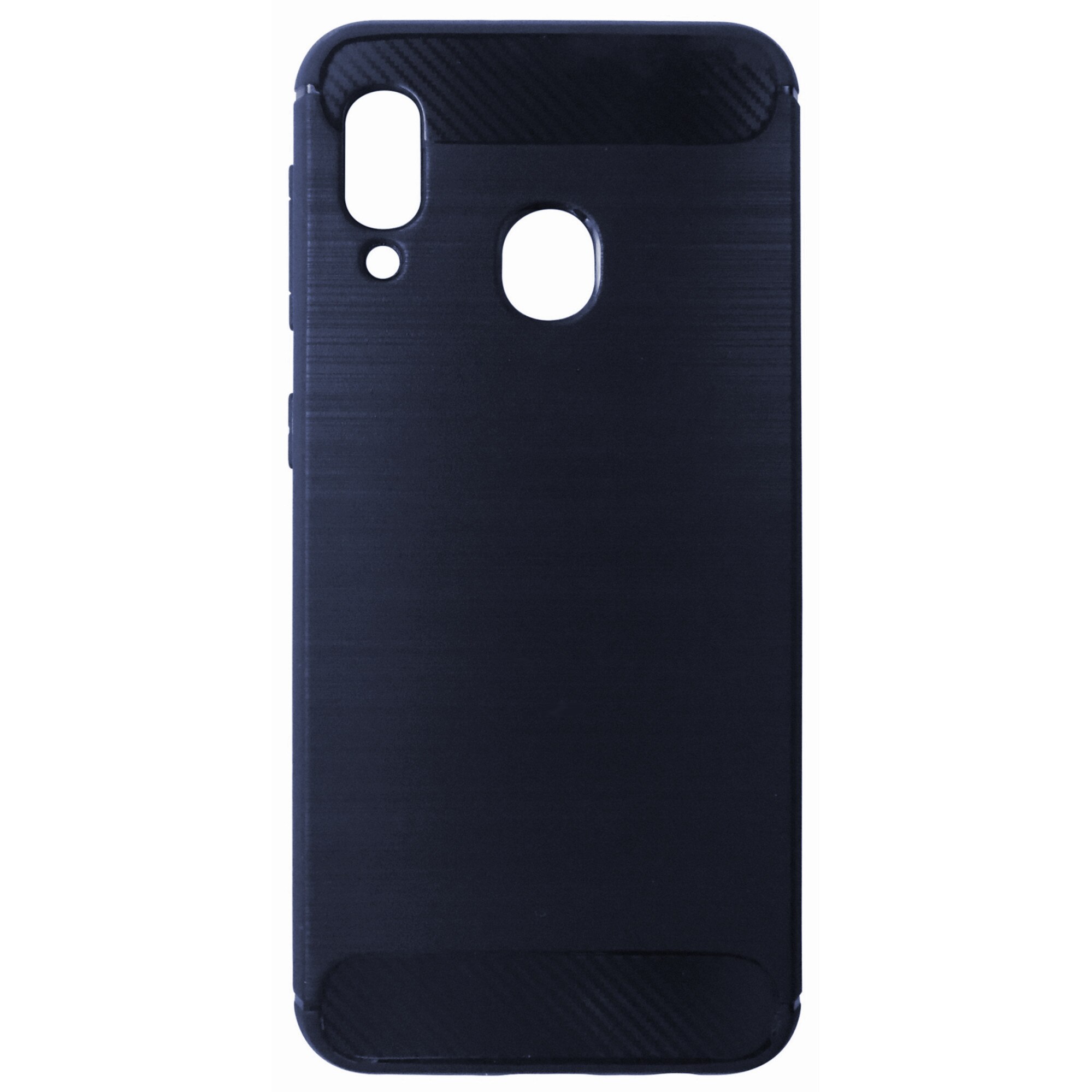 Husa Forcell Carbon silicon bleumarin pentru Samsung Galaxy A20e (SM-A202F)