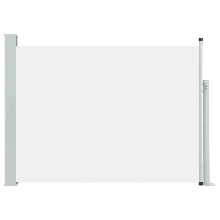 Copertina laterala retractabila de terasa vidaXL, crem, 120 x 500 cm, 5.2 kg