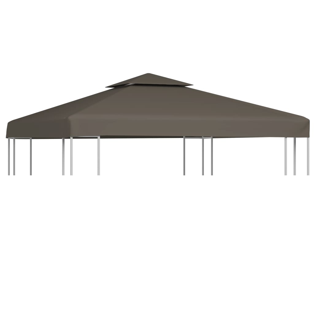 Acoperis pavilion, 2 niveluri, 310 g/m², 3 x 3 m, gri taupe 44756
