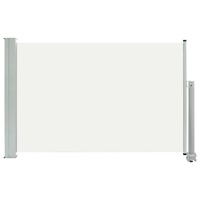 Copertina laterala retractabila de terasa, vidaXL, Poliester/Otel, 60 x 300 cm, Crem