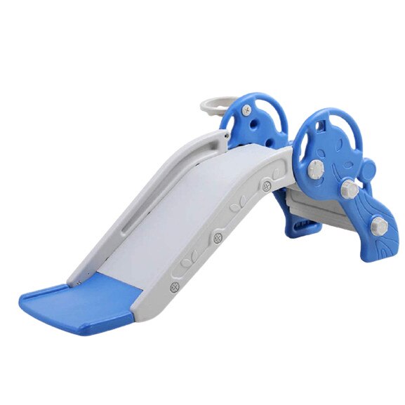 Tobogan MyKids Tree, cu cos de basket, Blue