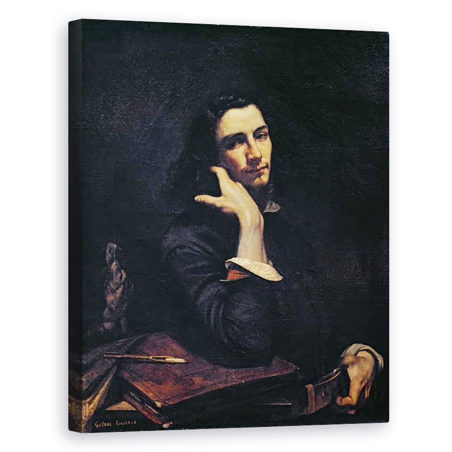 Tablou canvas - Gustave Courbet - Portret, 80 x 100 cm