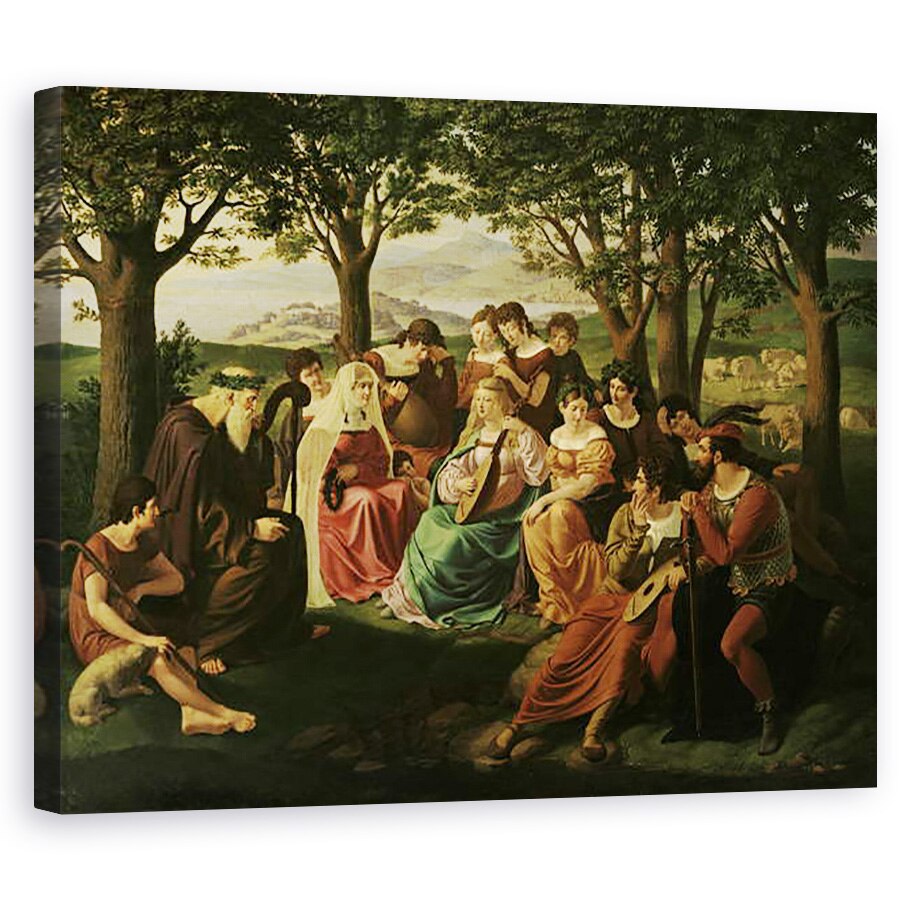 Tablou canvas - Heinrich Anton Daehling - Competitie, 80 x 100 cm