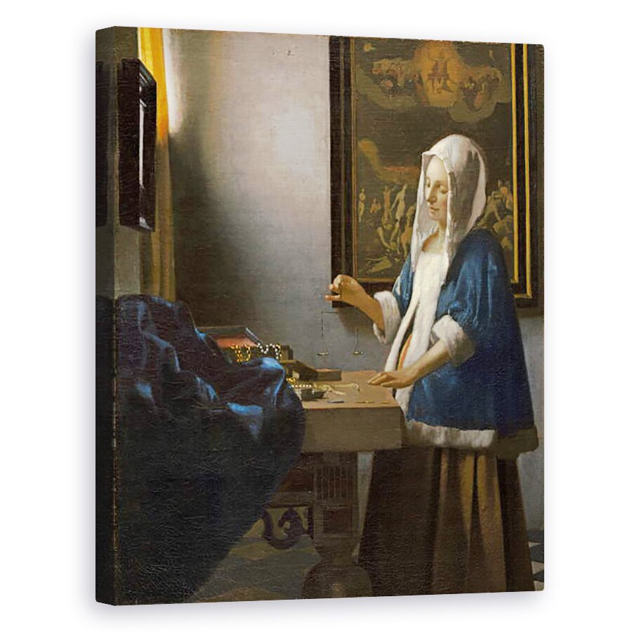 Tablou canvas - Gustave Courbet - Courbet si cainele sau, 40 x 50 cm