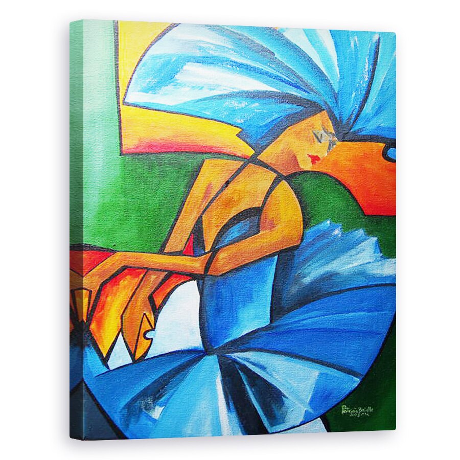 Tablou canvas - Nancy Moniz Charalambous - Copacul verde, 40 x 50 cm