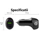 Incarcator auto, ultra rapid, dual A+ USB, Quick Charge + PD 27W