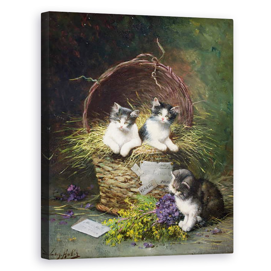 Tablou canvas - Leon-Charles Huber - Timp de redare, 60 x 75 cm