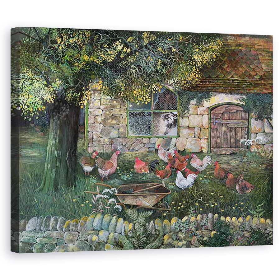 Tablou canvas - Lisa Graa Jensen - Casa de gaini, 60 x 75 cm