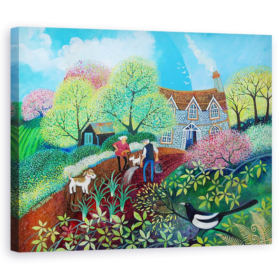 Tablou canvas - Lisa Graa Jensen - Folk tara, 2018, 60 x 75 cm