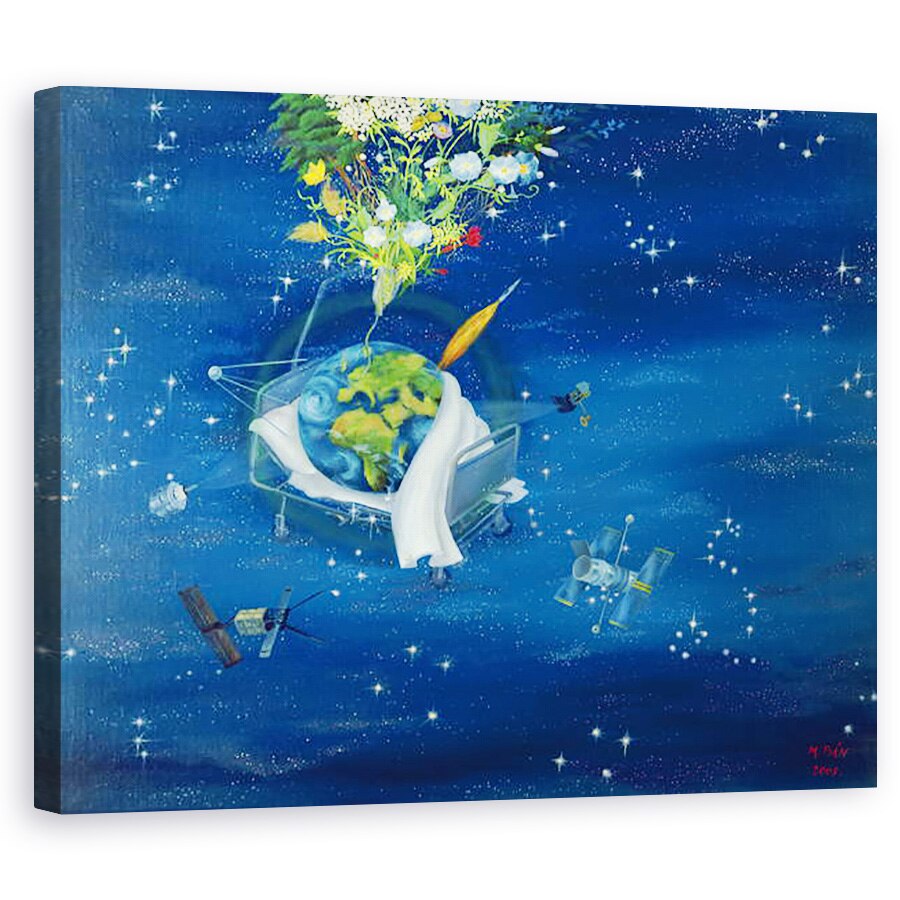 Tablou canvas - Magdolna Ban - Pamant bolnav, 60 x 75 cm