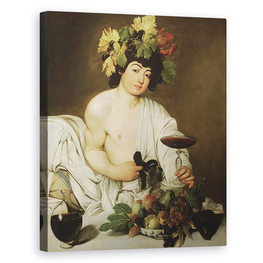 Tablou canvas - Michelangelo Merisi da Caravaggio - Tanarul Bacchus, 40 x 50 cm