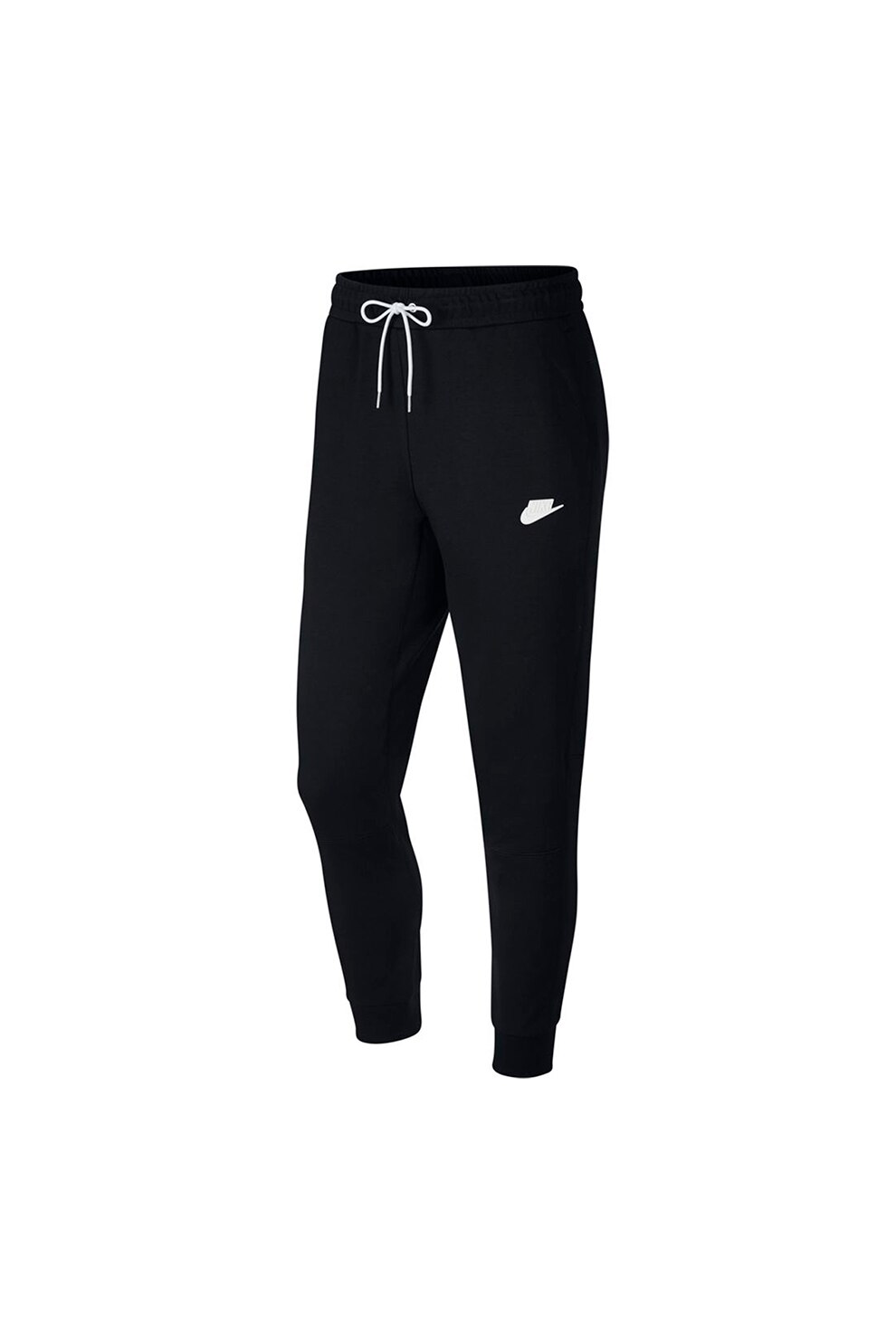 Nike, Pantaloni sport cu snur Sportswear Modern, Negru
