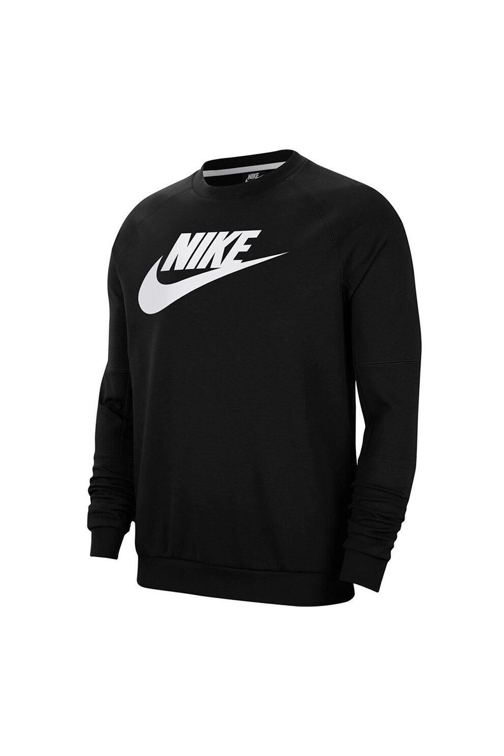 Nike, Bluza sport cu logo Modern, Negru