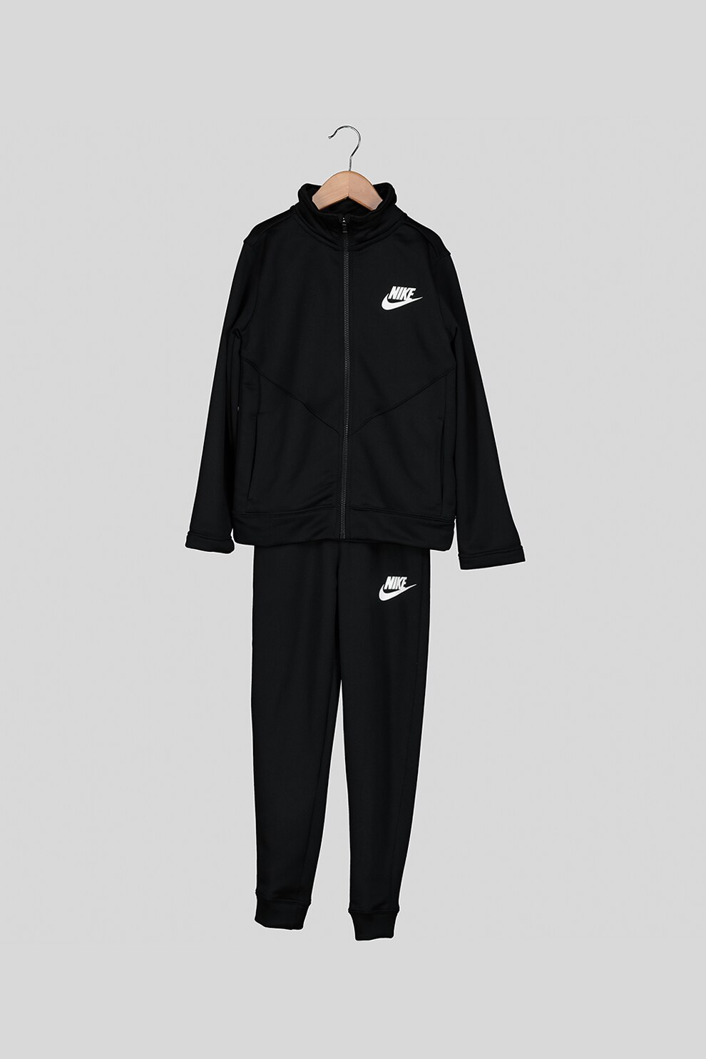 Nike, Trening cu detalii logo Core, Negru, 137-147 CM Standard