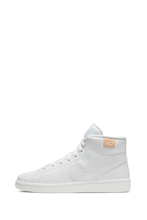 Nike, Кожени спортни обувки Court Royale 2, Бял