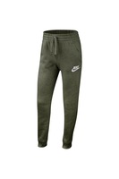 Nike, Pantaloni sport cu snur, Kaki, 122-128 CM Standard