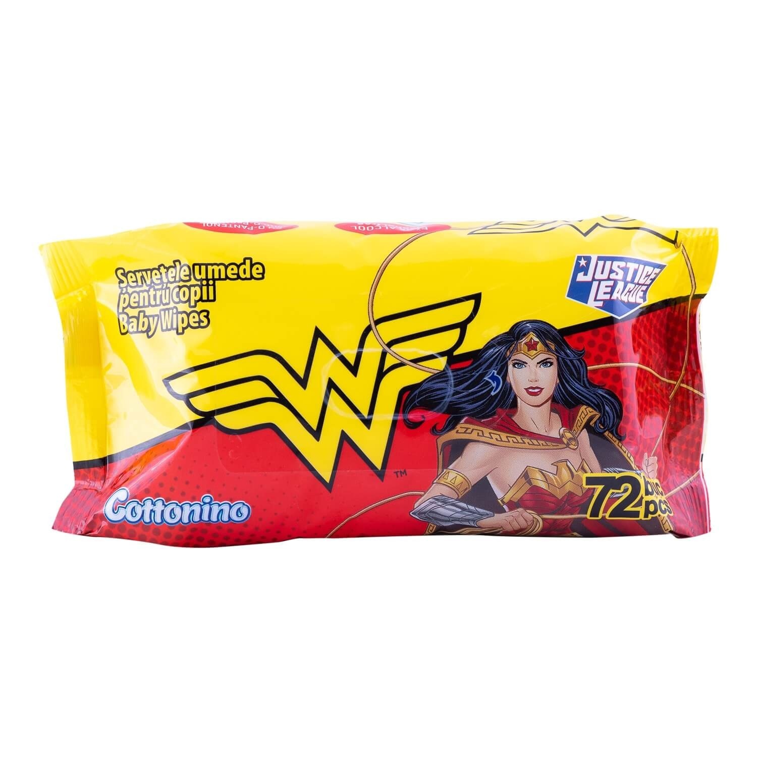 Servetele umede Wonder Women, 72 buc, Cottonino