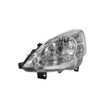 Far stanga cromat,electric,cu motor electric,bec H4 Peugeot Partner 2008-2012 Far stanga cromat,electric,cu motor electric,bec H4 Peugeot Partner 2008-2012