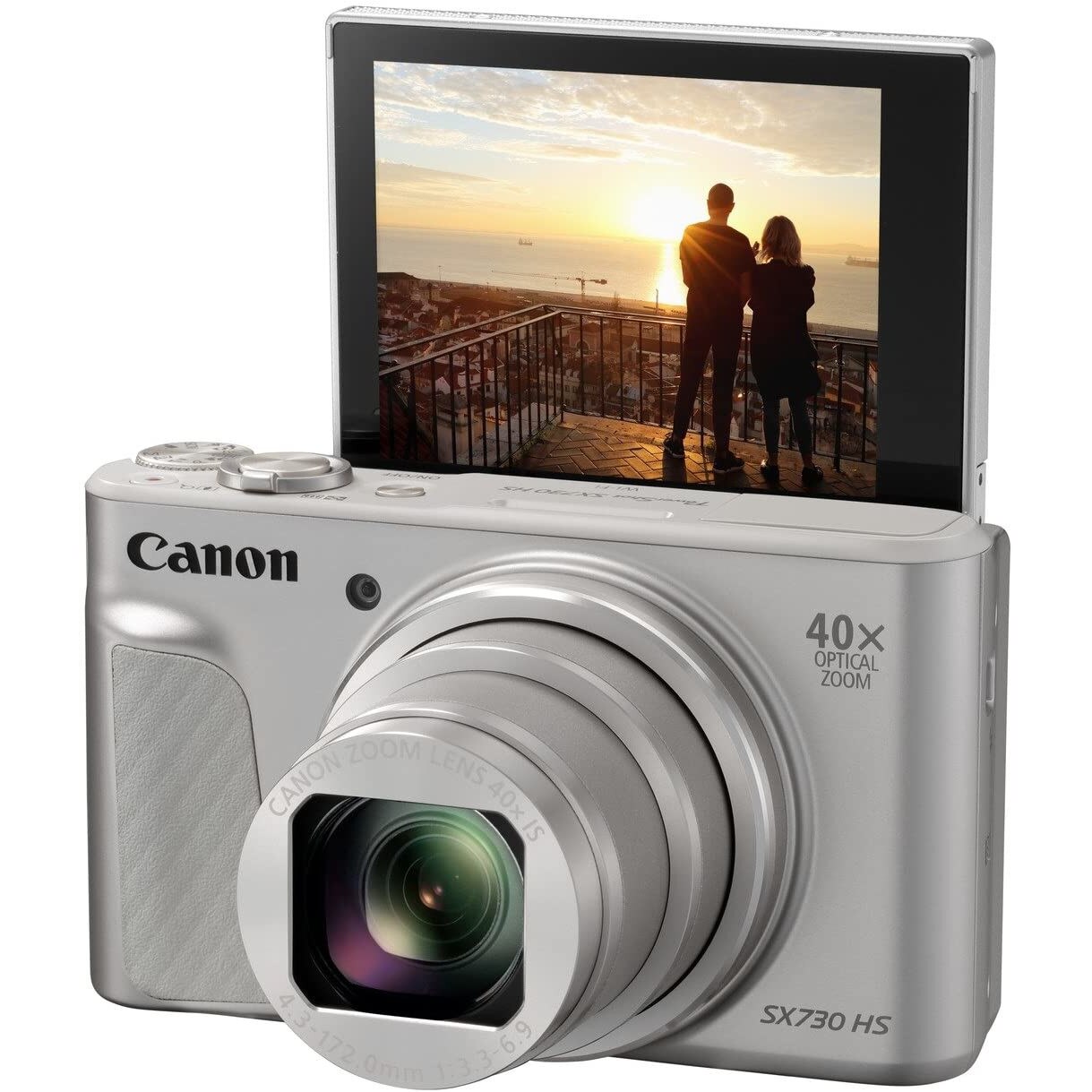 Aparat foto compact Canon PowerShot SX730 HS, 20.3 MP, Argintiu