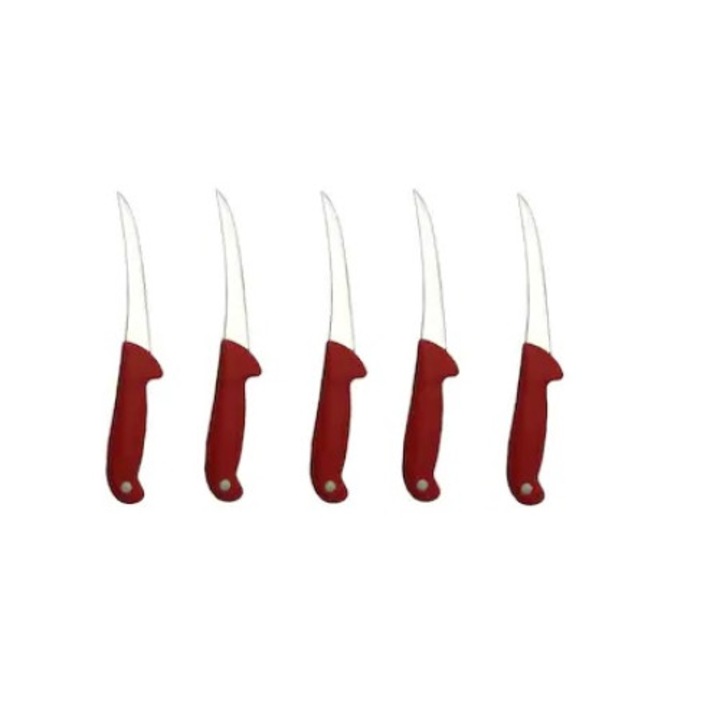 Set 5 Cutite pentru dezosat profesionale, BRT-005, 27 cm