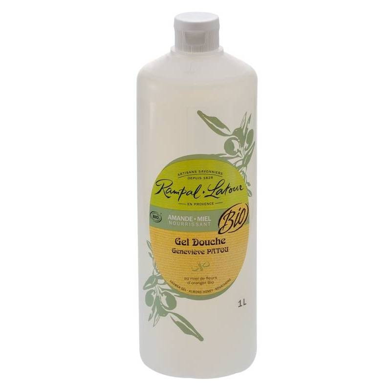 Gel de dus bio migdale miere 1l Rampal Latour